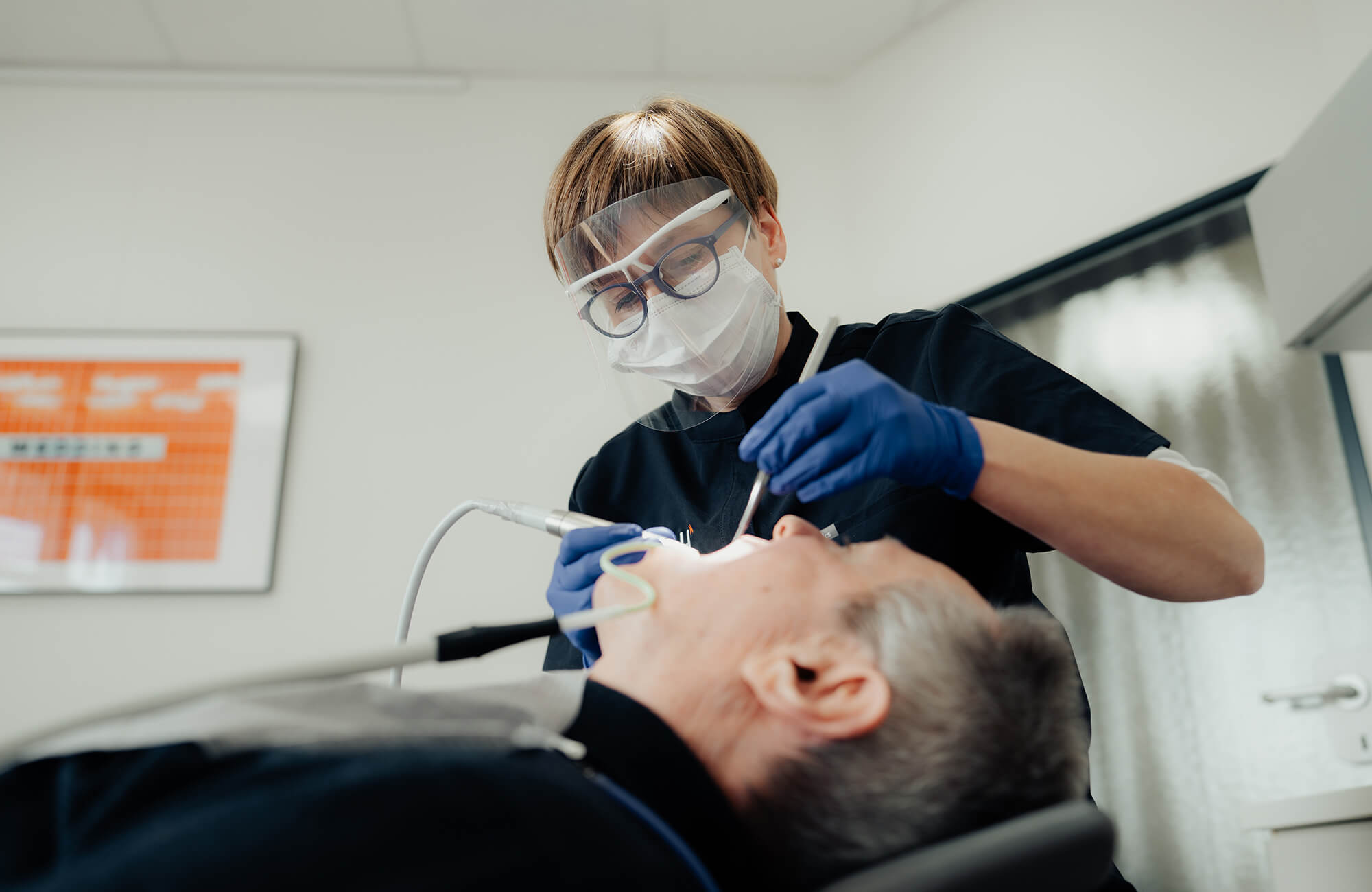 Unsere Praxisleistungen umfasst die Prophylaxe